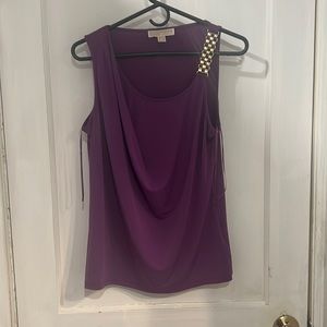 MICHAEL Michael Kors Purple Tank Size Medium